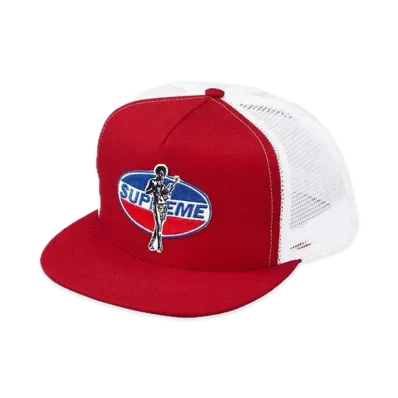 Supreme x HYSTERIC GLAMOUR Mesh Back 5-Panel "Red"