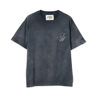 BEAMS x FUTURE ARCHIVE Rhinestone Logo Tee "Black"