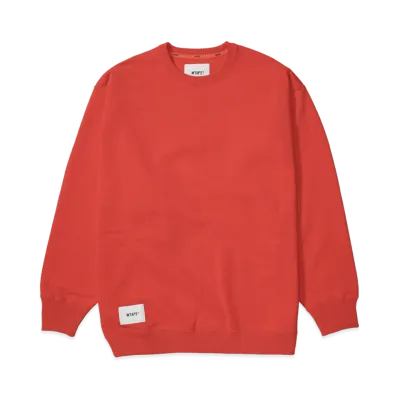 WTAPS SIGN-YD / Sweater / Cotton "Orange"