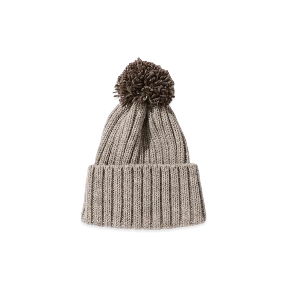 BEAMS Bon Bon Style Watch Cap "Khaki"
