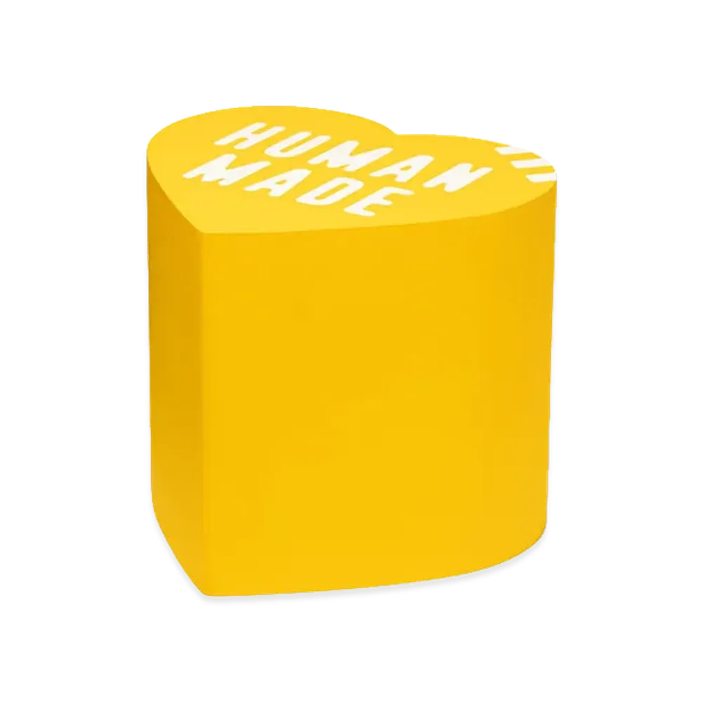 HUMAN MADE Heart Urethane Stool "Yellow"