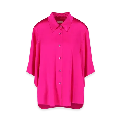 DRIES VAN NOTEN Women's Clea Silk Shirt "Nude/Neutrals"