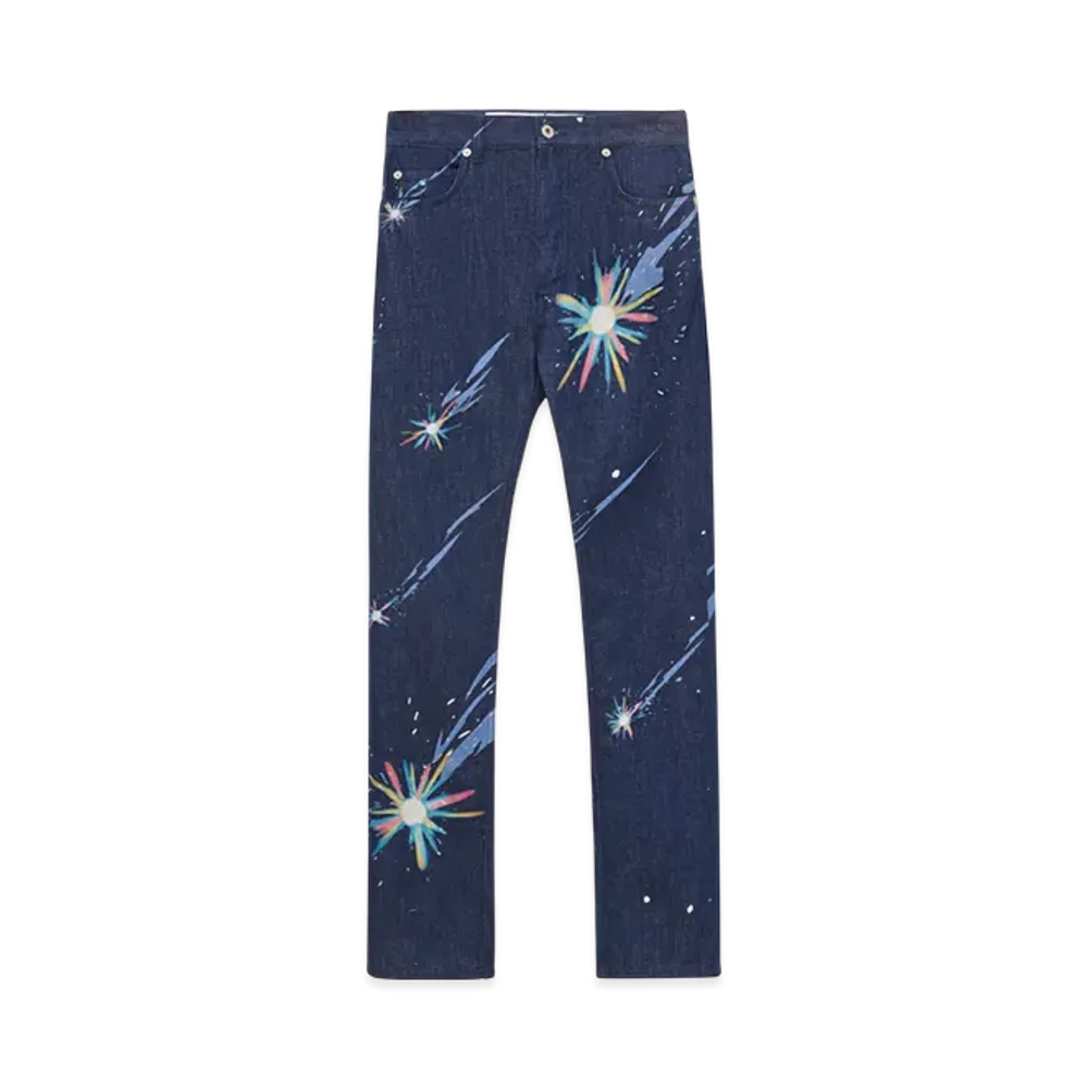 LOEWE x Howl's Moving Castle Magical Sky Jeans in Denim "Navy Blue"