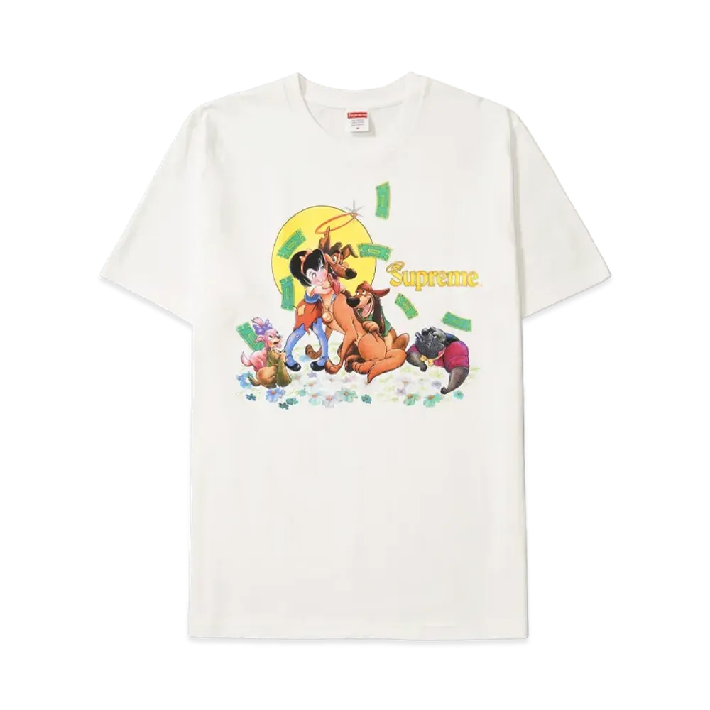 Supreme All Dogs Go To Heaven Tee "White"