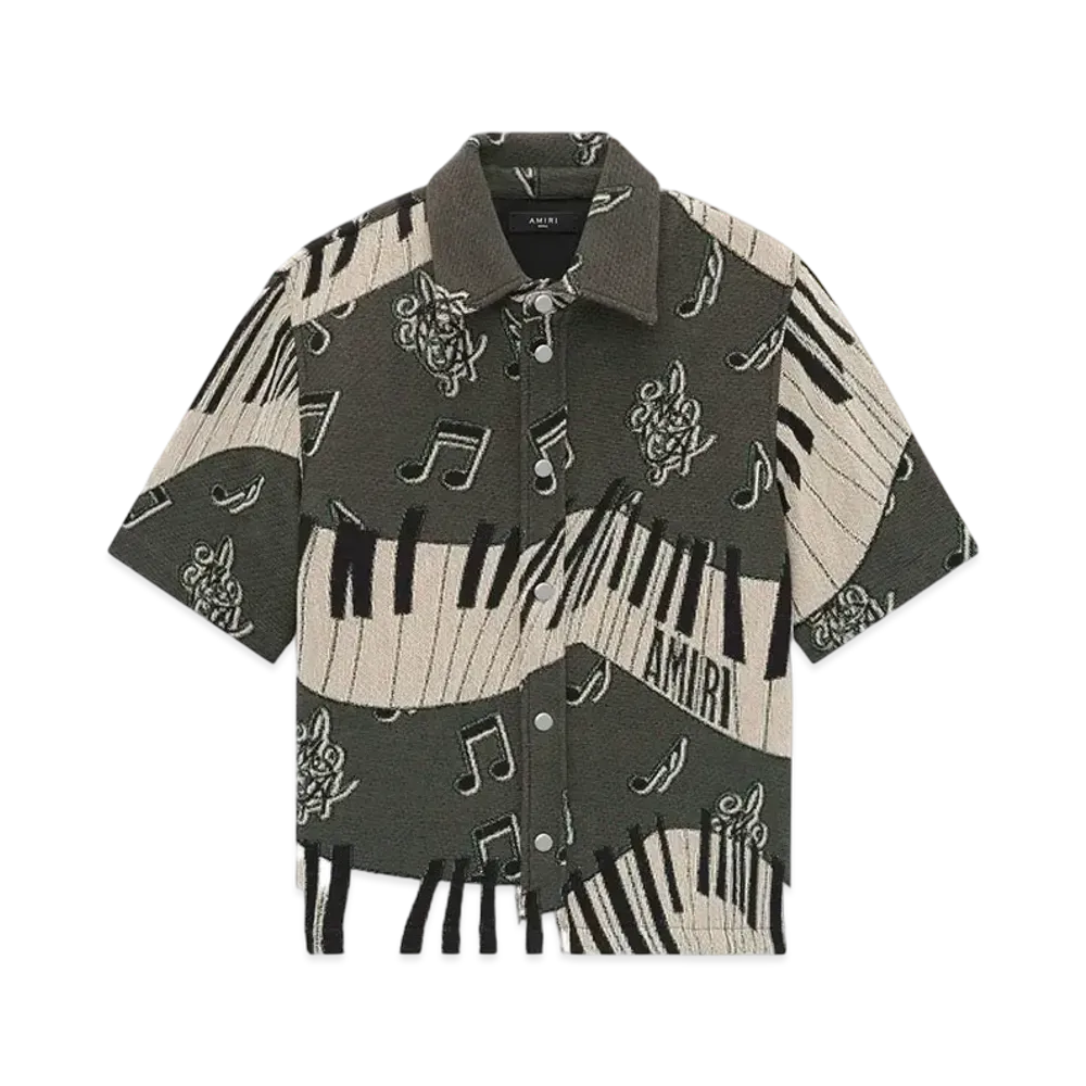 AMIRI Piano Keys Tapestry Shirt "Black"