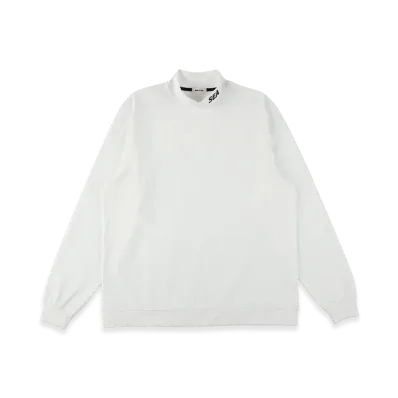 WIND AND SEA L/S Mock Neck Knit "Offwhite"