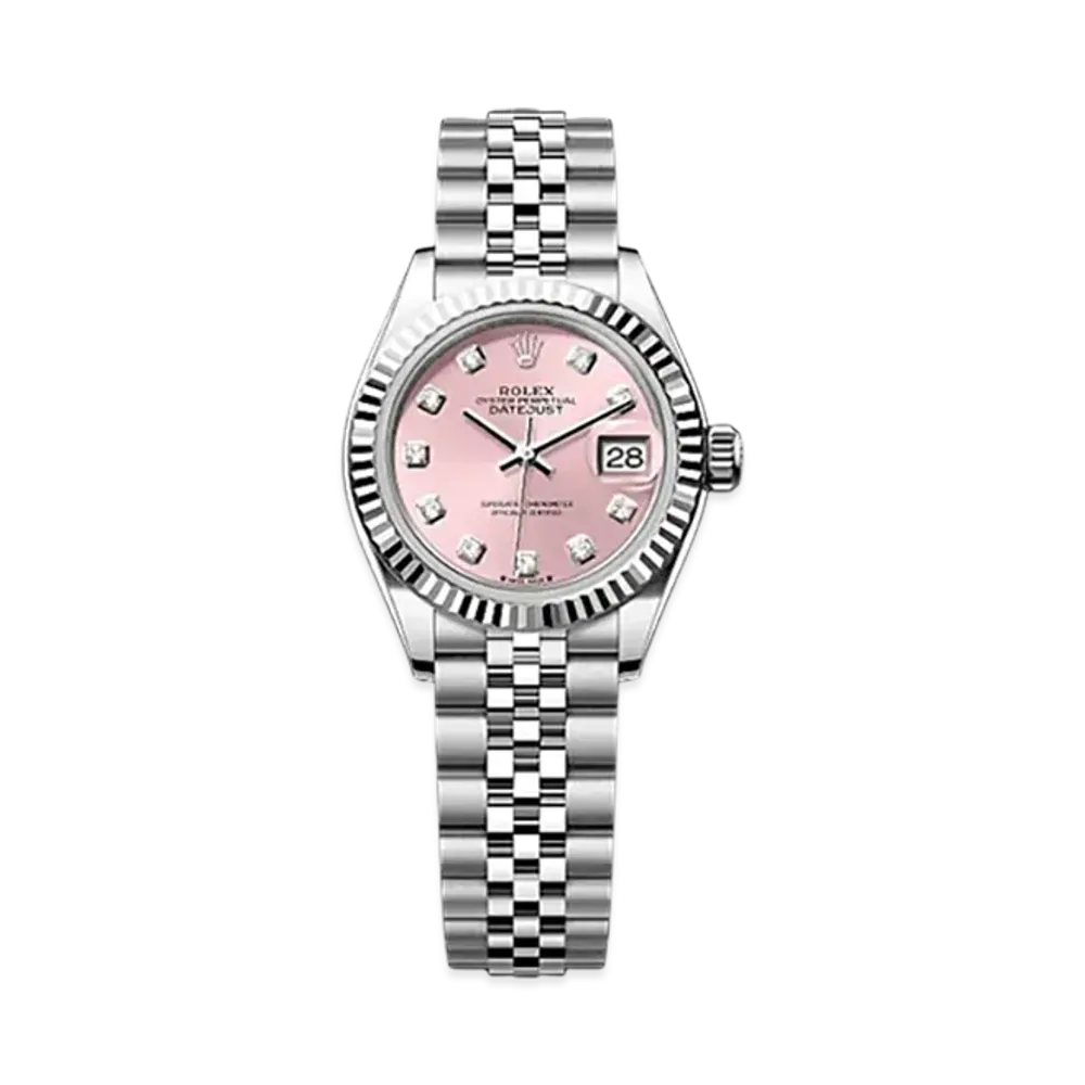 ROLEX Lady-Datejust Oystersteel & White Gold "Pink"