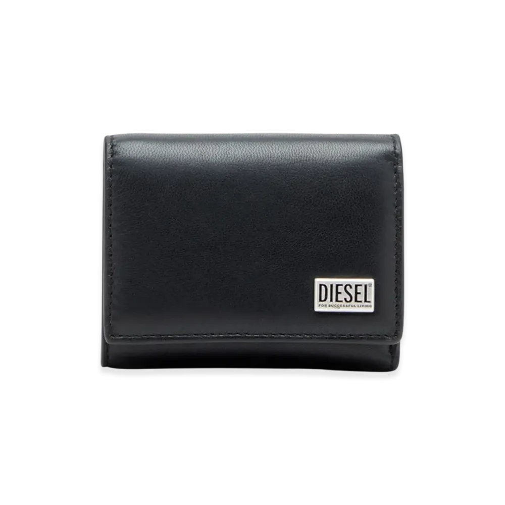 Diesel Biscotto Tri Fold Coin 3D Tri-Fold Wallet In Leather "T8013"