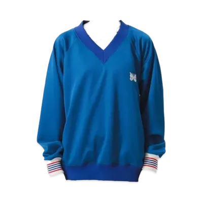 Needles BEAMS BOY Exclusive Track V-Neck Pullover "Blue"
