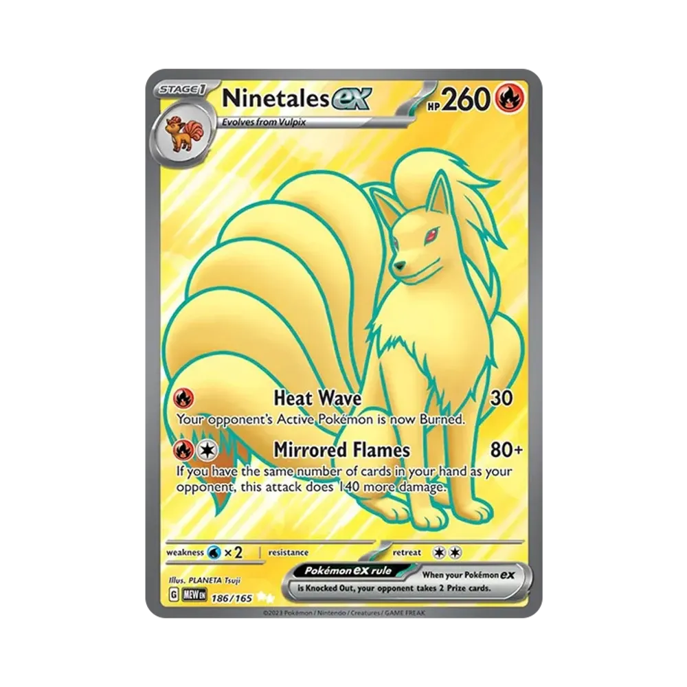 キュウコンex UR [MEW EN 186/165]【英語版】(スカーレット&バイオレット「151」)