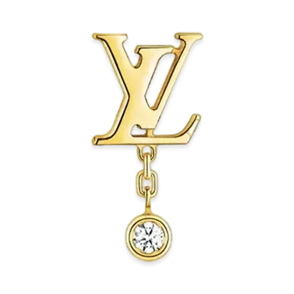 Louis Vuitton Idylle Blossom LV Ear Stud Diamond "Yellow Gold" (Per Unit)
