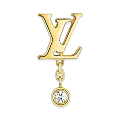 Louis Vuitton Idylle Blossom LV Ear Stud Diamond "Yellow Gold" (Per Unit)