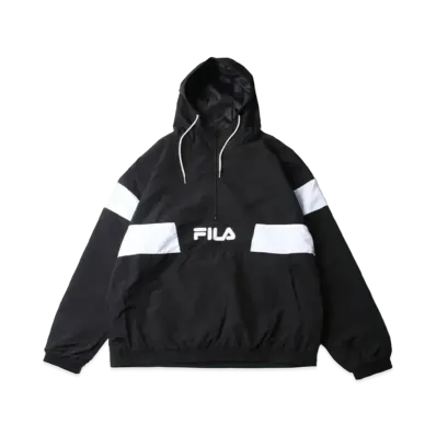 FILA Nylon Switching Anorak "Black"
