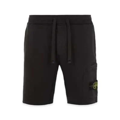 Stone Island 64620 BRUSHED COTTON FLEECE_REGULAR FIT "Black"