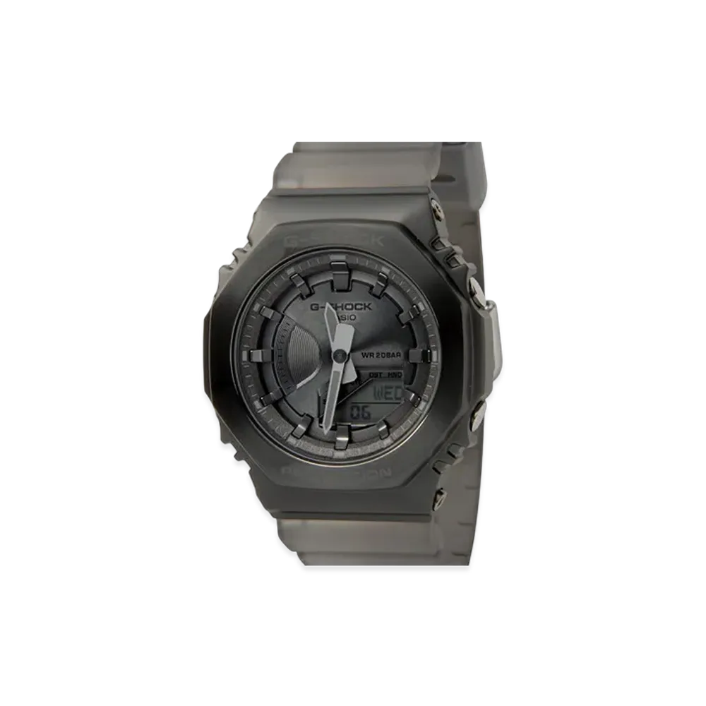 CASIO Shock Metal Covered Anadigi Men's "Metal Gray"