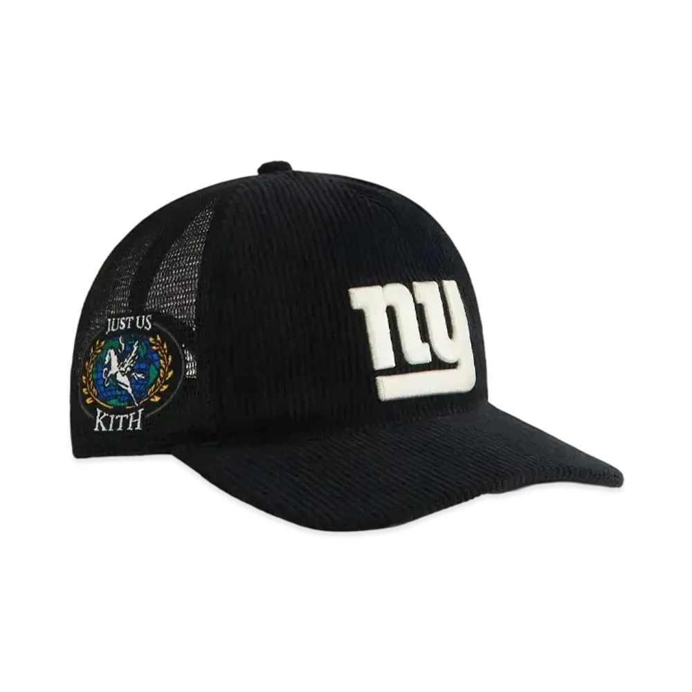 Kith x '47 For The New York Giants Corduroy Trucker Hat "Black"