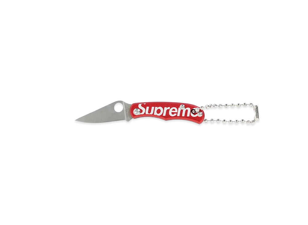 Supreme x Spyderco Bug Knife "Red"