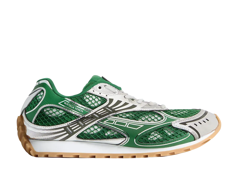 Bottega Veneta Orbit Sneakers "Bark Green/Shamrock"