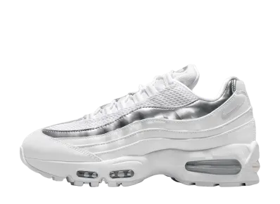 Nike Women's Air Max 95 Big Bubble "White/Metallic Silver"