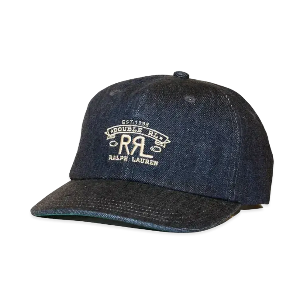 RRL Ralph Lauren Sportsman Cap "Denim"