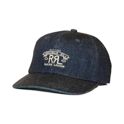RRL Ralph Lauren Sportsman Cap "Denim"