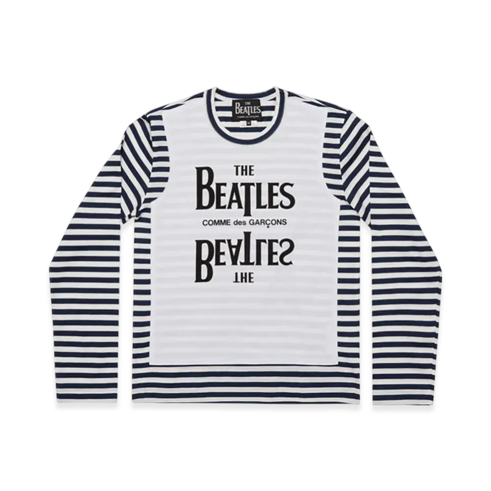 COMME des GARCONS x The Beatles T-Shirt "White/Navy"