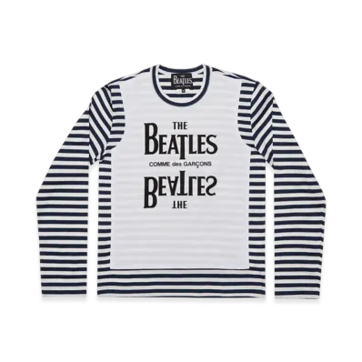 COMME des GARCONS x The Beatles T-Shirt "White/Navy"