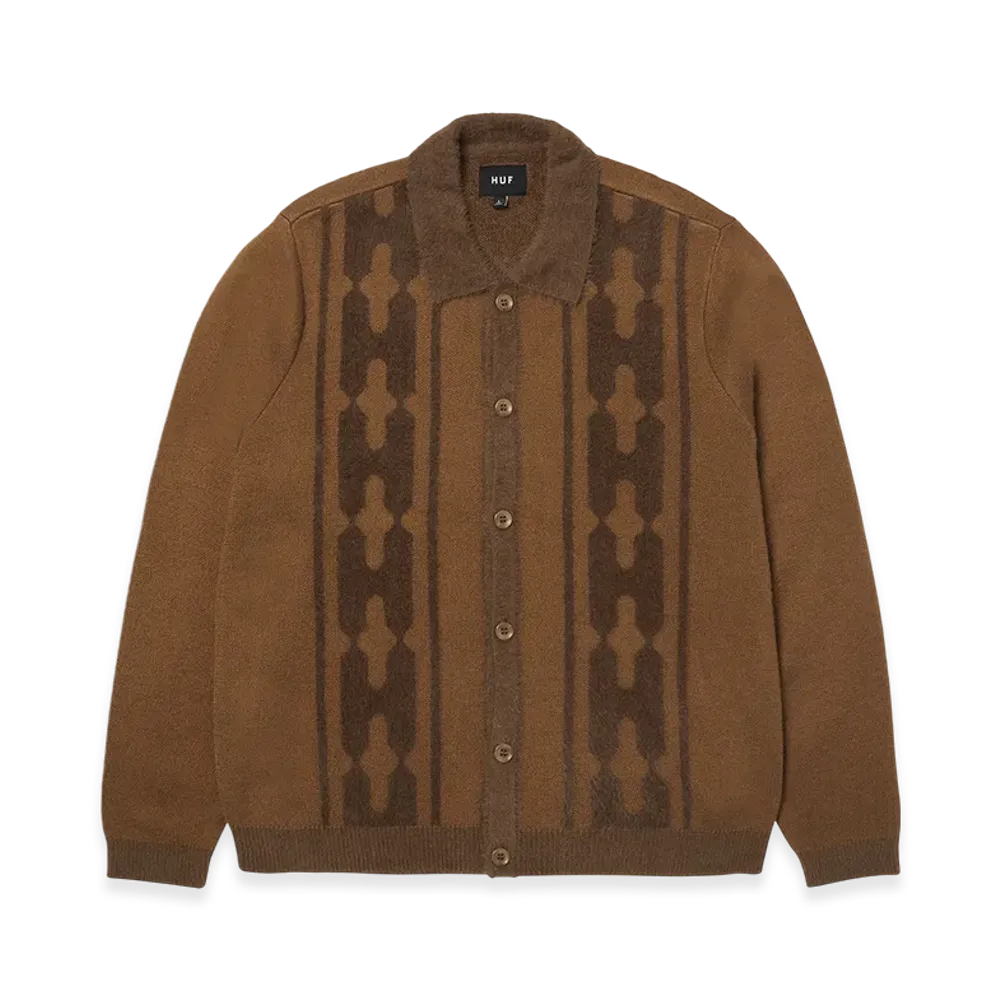 HUF WINTER 25 Patterson Sweater "Sierra"