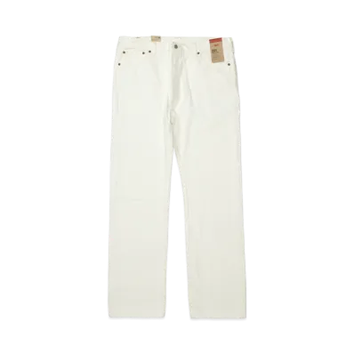 Levi's 501 Button-Fly Straight Jeans "Optic White"