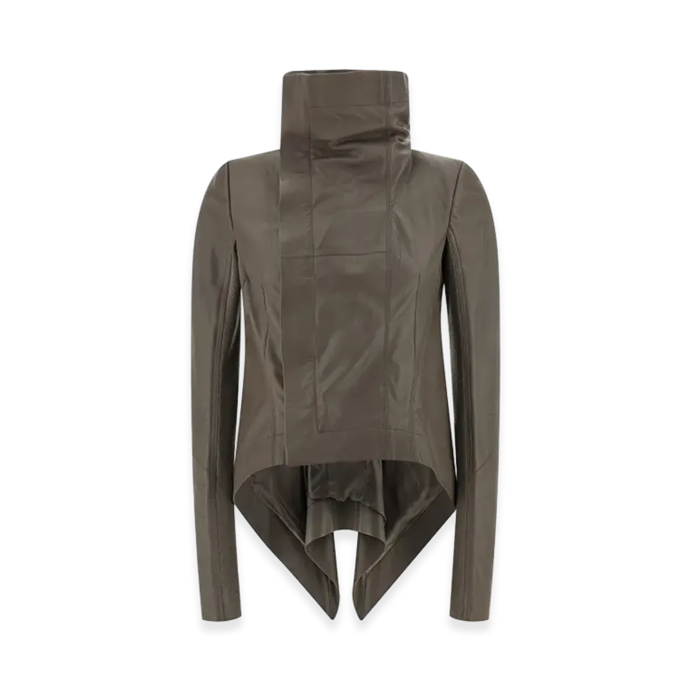 Rick Owens Women's Naska Biker' Jacket "Gray"