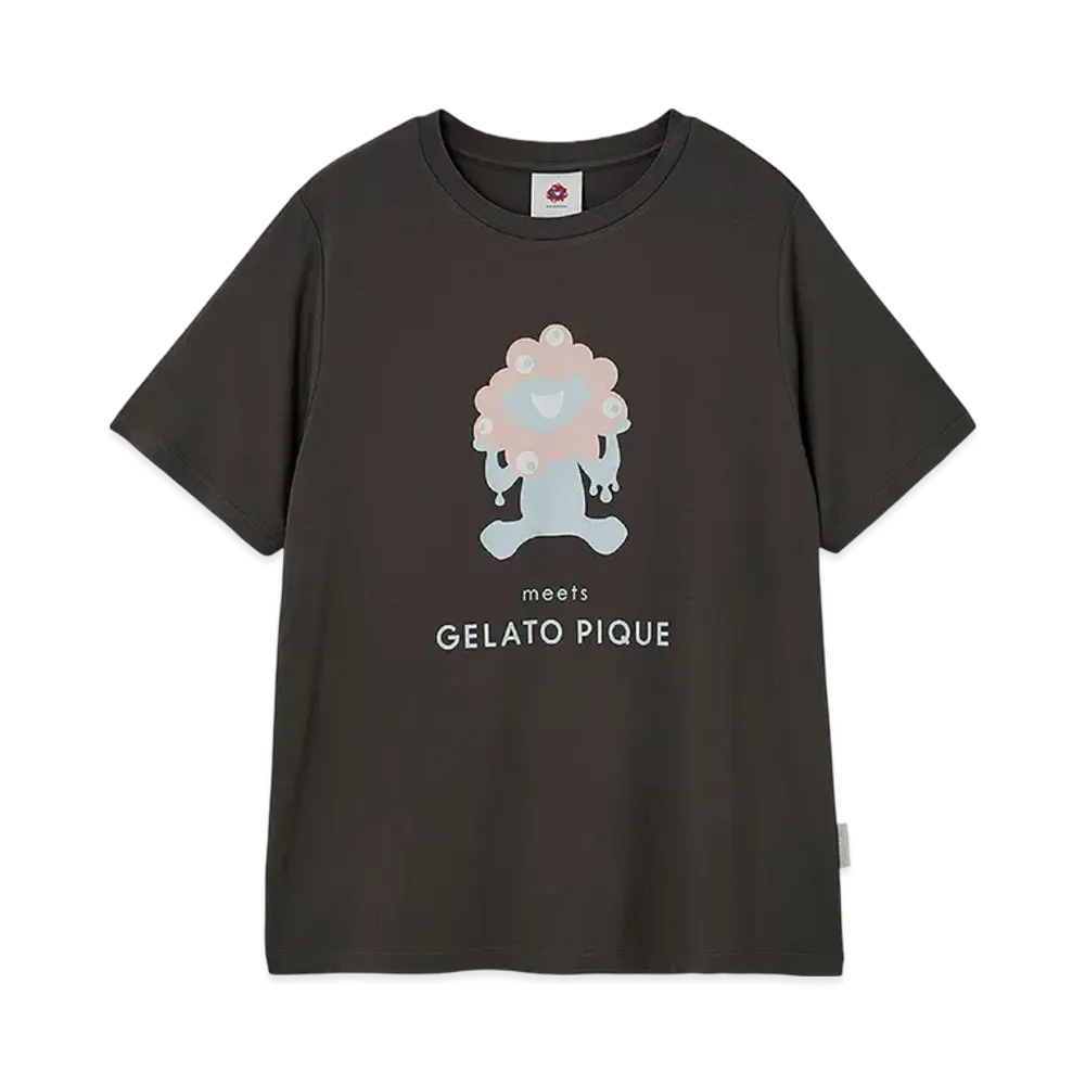 GELATO PIQUE x Expo 2025 Osaka MYAKU-MYAKU One Point T-shirt "Charcoal Gray"