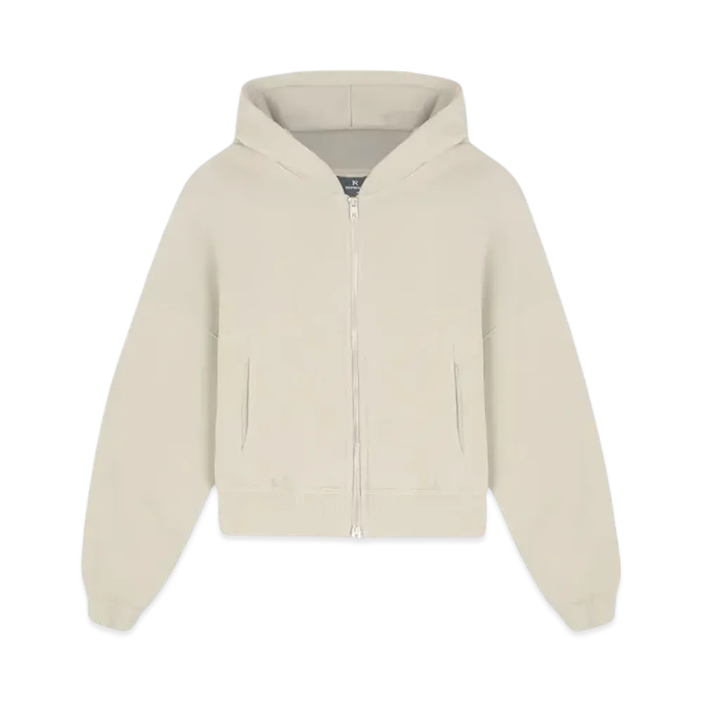 REPRESENT Initial Oversized Crop Hoodie "Storm"