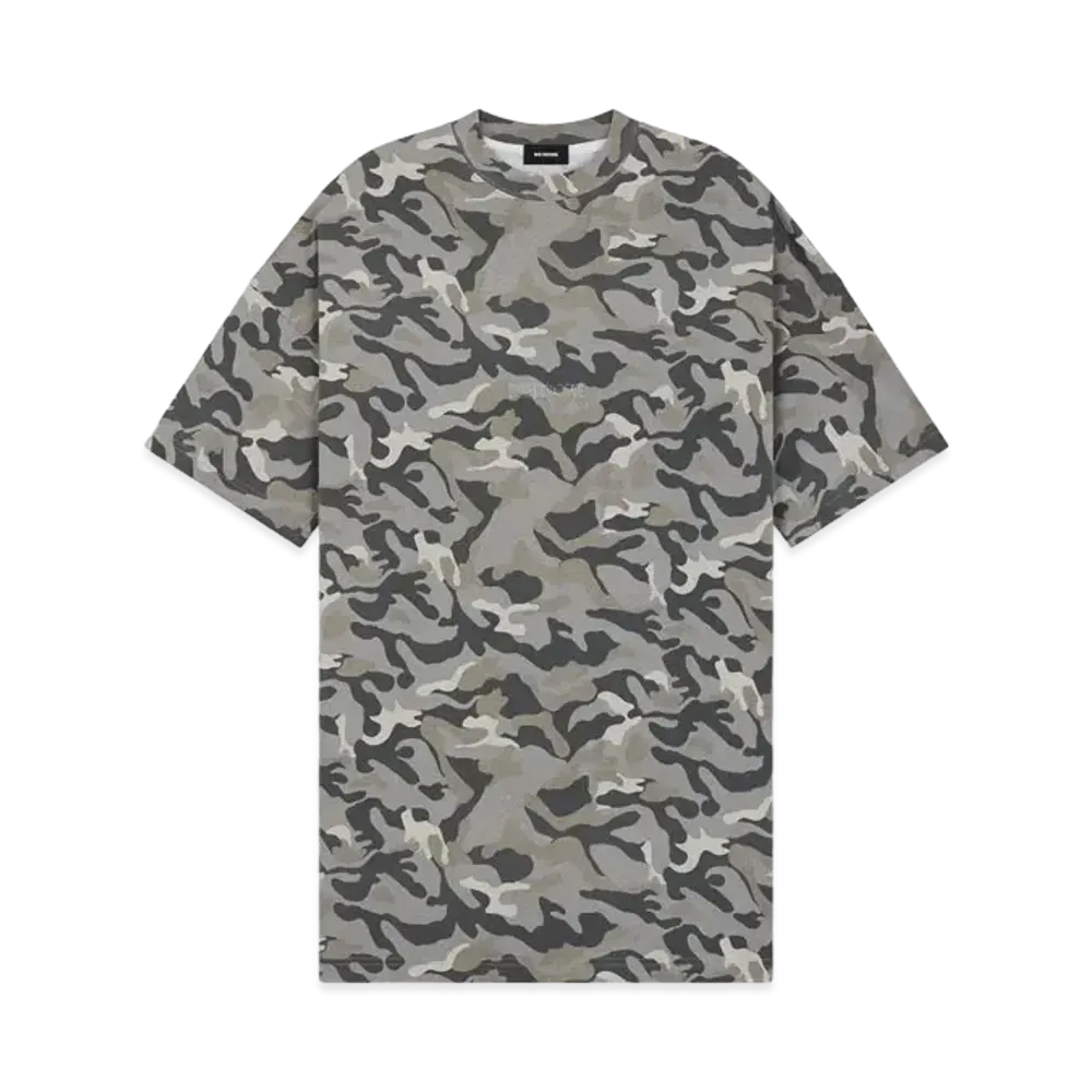 WE11DONE Camo T-shirt "Gray"