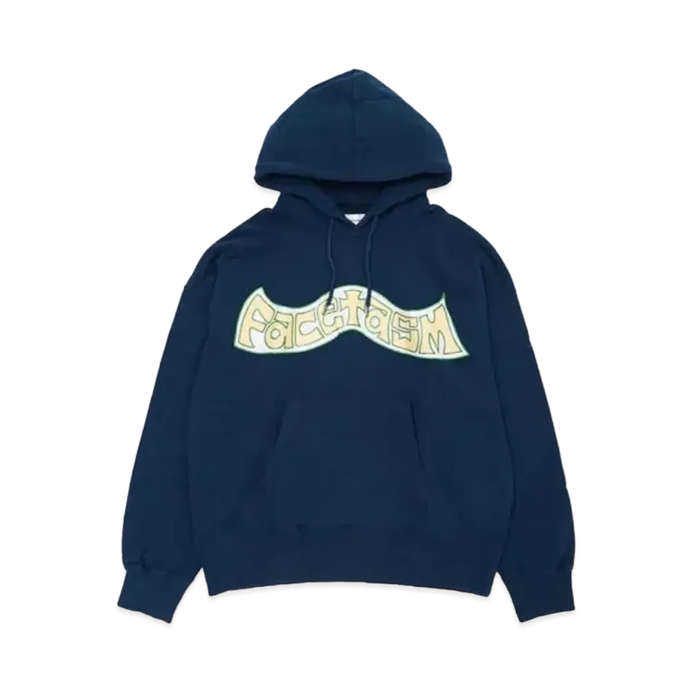 FACETASM 90s Graphic Hoodie "Navy"