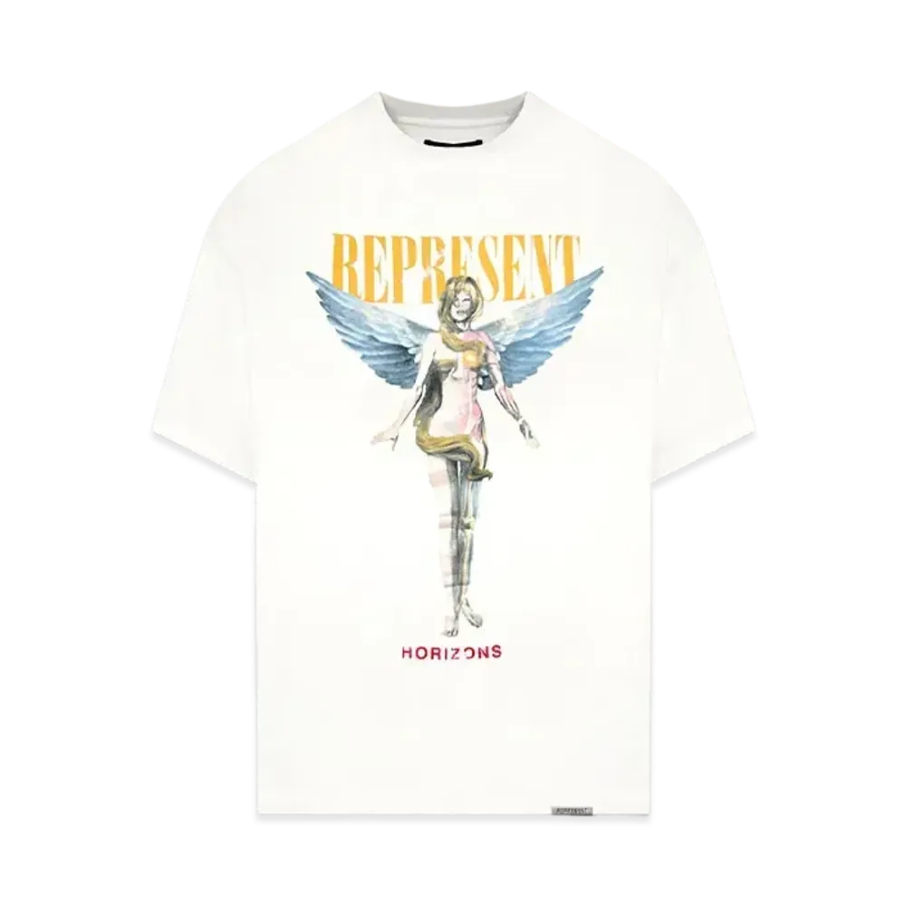 REPRESENT Reborn T-Shirt "Flat White"