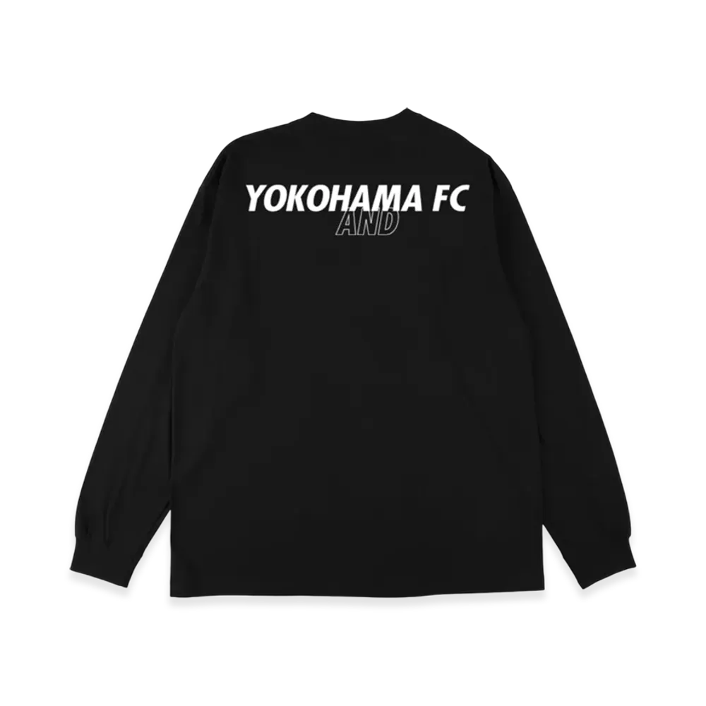 WIND AND SEA x J.LEAGUE YOKOHAMA FC L/S Tee "Black"