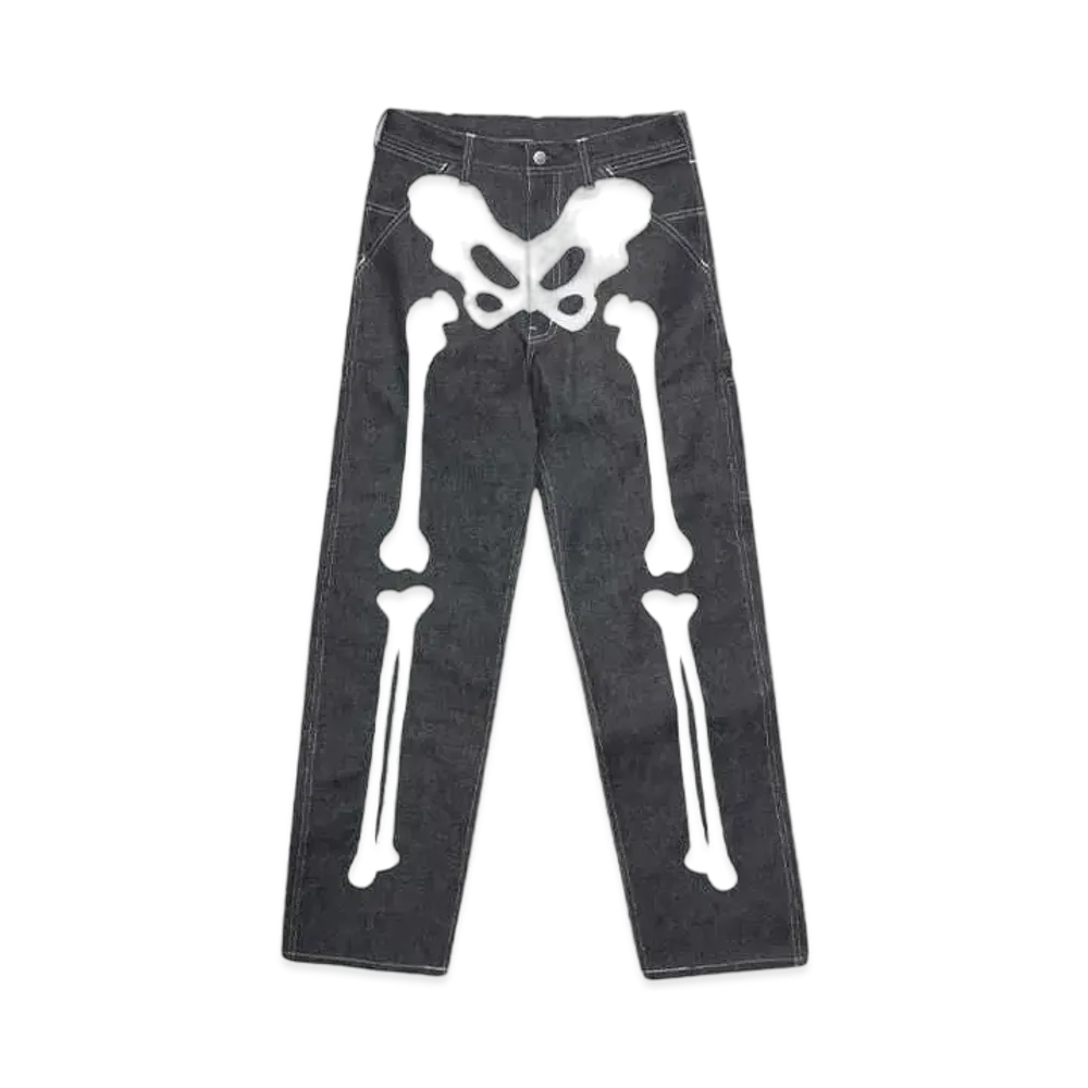 TAKAHIROMIYASHITATheSoloist. painter jeans. "INDIGO X WHITE BONE"