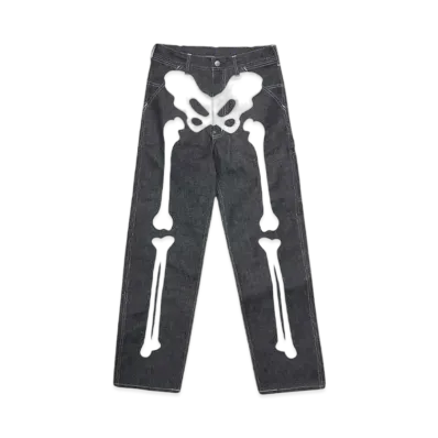 TAKAHIROMIYASHITATheSoloist. painter jeans. "INDIGO X WHITE BONE"