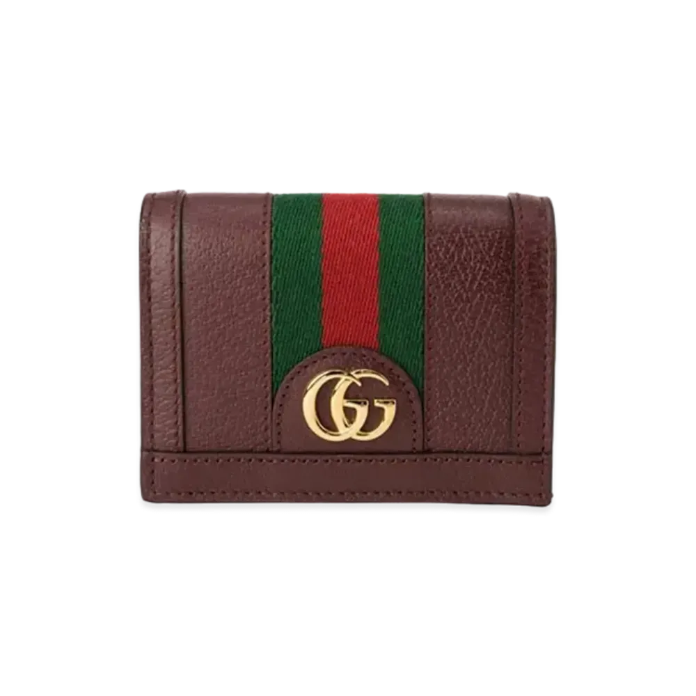 GUCCI Ophidia Card Case Wallet "Bordeaux"