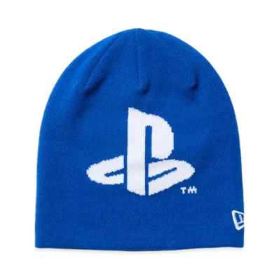 NEW ERA x PlayStation Basic Beanie Family Mark "Royal"