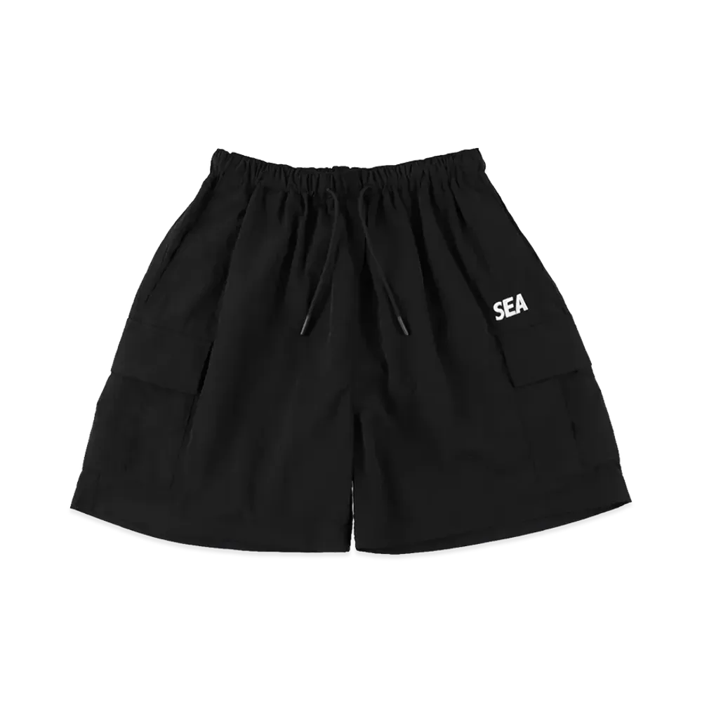 WIND AND SEA Nylon Cargo Shorts "Black"
