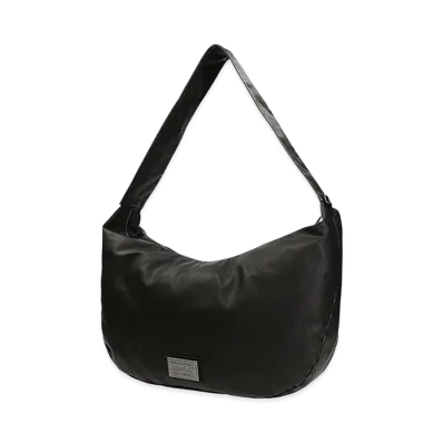 X-Girl Women's Metal Plate Label Shoulder Bag "Black"