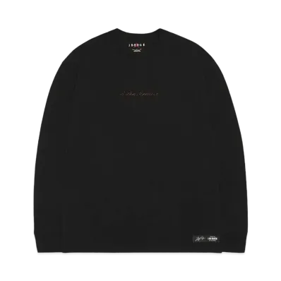 Jordan A ma maniere Long sleeve Tee "Black"