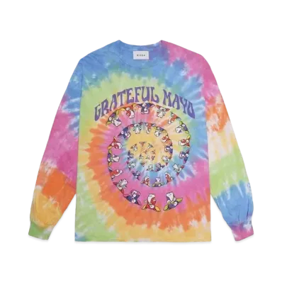 MAYO GRATEFUL MAYO Long Sleeve Tee "Tie Dye Eternity"