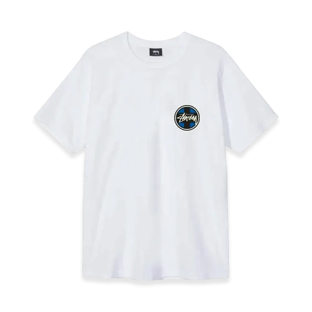 Stussy Cross Dot Tee "White"