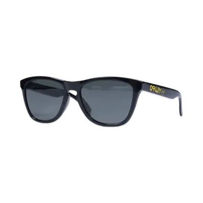 FRAGMENT x OAKLEY Frogskins Polished Black w/Prizm Grey "Vivid Yellow"