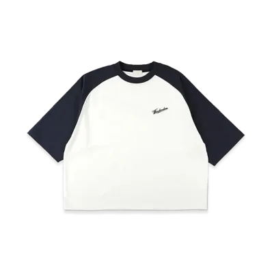 WIND AND SEA Oversized Raglan S/S Tee "Navy"