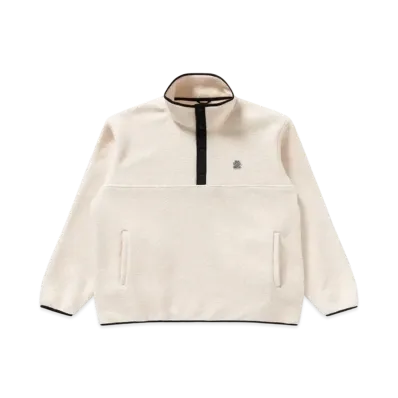 Black Eye Patch OG Label Fleece Pullover "White"