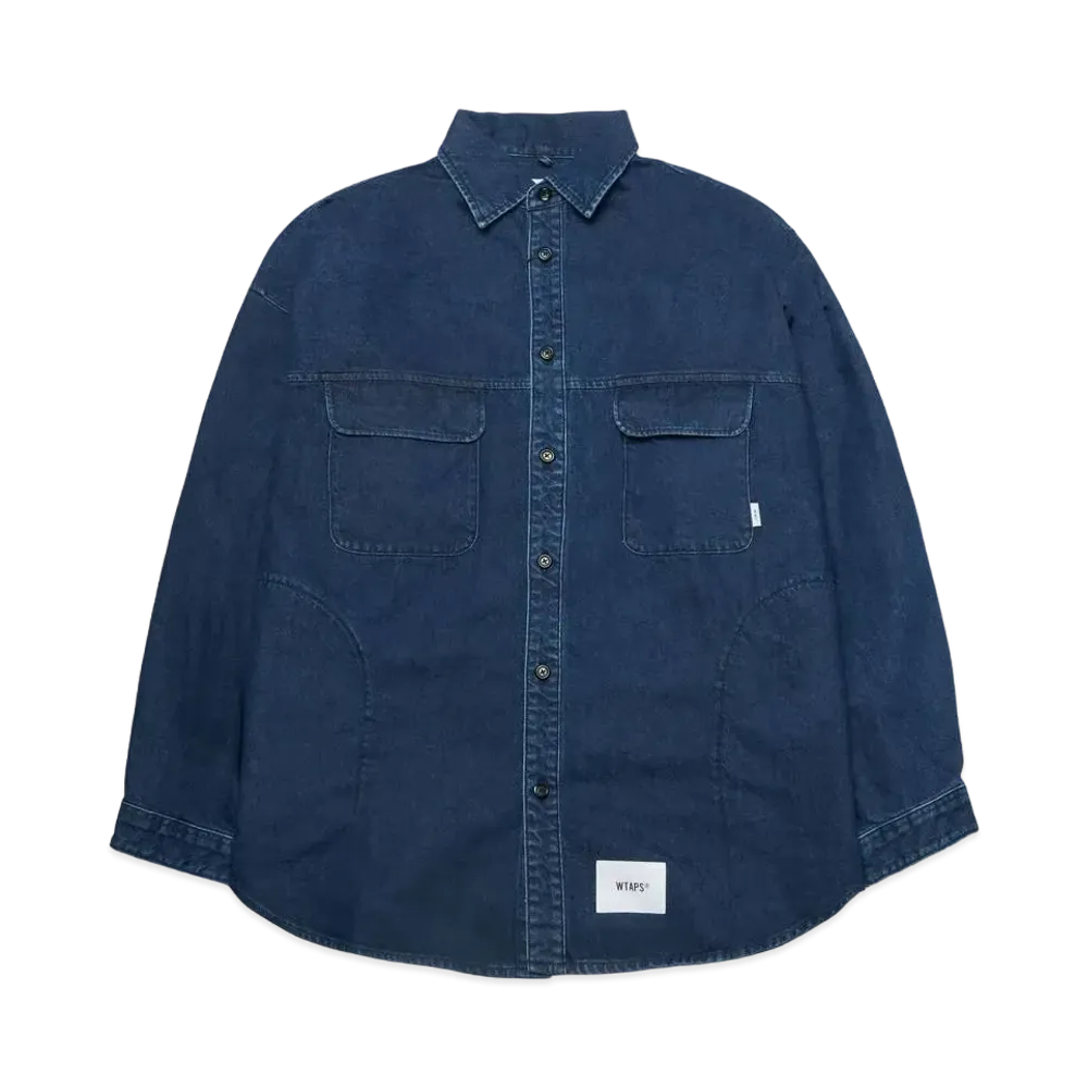 WTAPS WCPO 01 / LS / Cotton. Denim "Indigo"