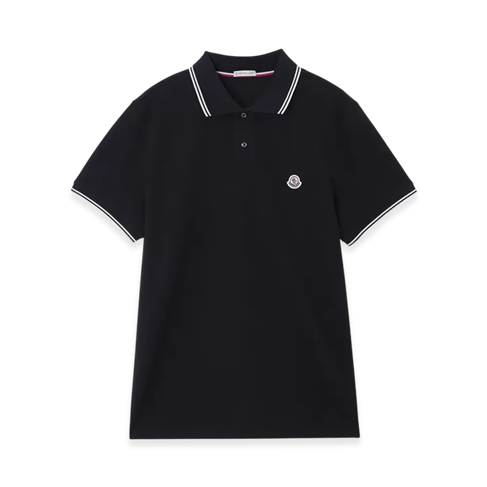 MONCLER Mens Polo Shirt "Darkblue"
